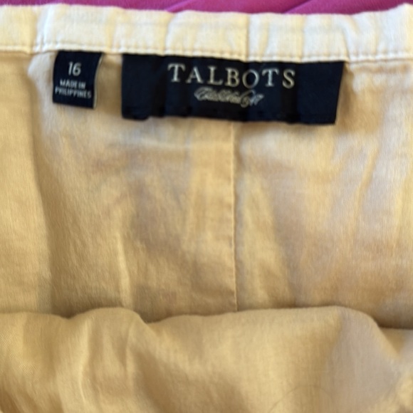 Talbots Women’s Cotton Midi Skirt Size 16 - Picture 7 of 9